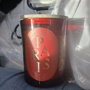 Paris Red Candle